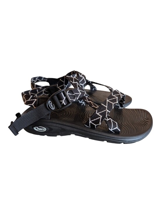 Chaco Shoes - Chaco Women's Black Geometric Strap Sandals